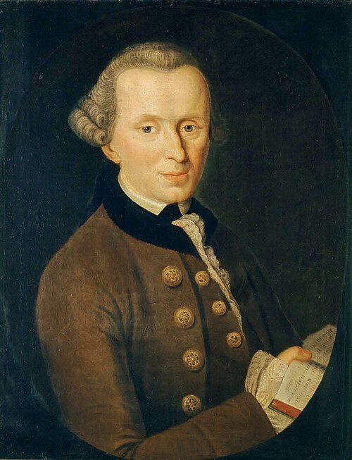 Immanuel Kant, Gemälde von Johann Gottlieb Becker, 1768